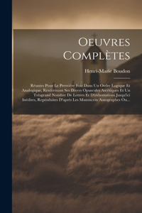 Oeuvres Complètes