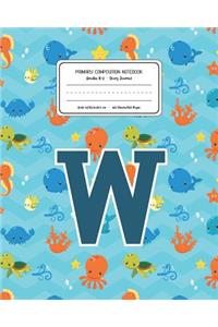Primary Composition Notebook Grades K-2 Story Journal W