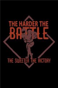 The harder the battle, the sweeter the victory