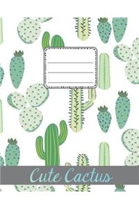 Cute Cactus Notebook