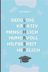 Lehrer Notizbuch
