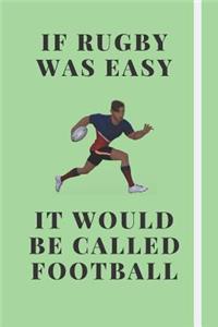 If Rugby Was Easy It Would Be Called Football