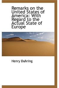 Remarks on the United States of America