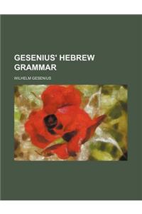 Gesenius' Hebrew Grammar