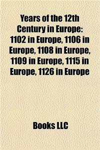 Years of the 12th Century in Europe