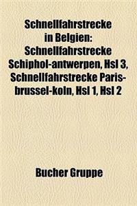 Schnellfahrstrecke in Belgien