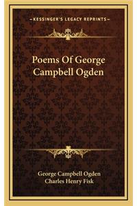 Poems of George Campbell Ogden