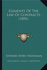 Elements of the Law of Contracts (1896)