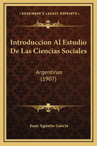 Introduccion Al Estudio De Las Ciencias Sociales