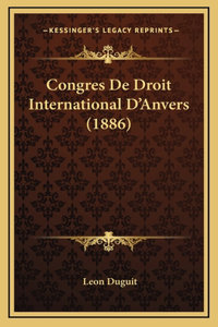 Congres De Droit International D'Anvers (1886)