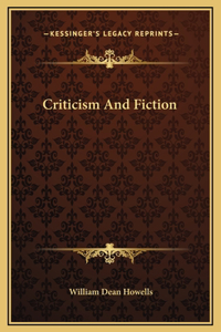 Criticism And Fiction