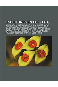 Escritores En Euskera