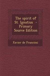 The Spirit of St. Ignatius