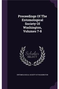 Proceedings of the Entomological Society of Washington, Volumes 7-8