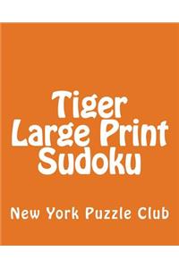 Tiger Large Print Sudoku