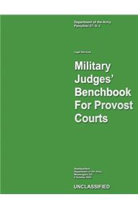 Military, Judges Bench Book For Provost Courts