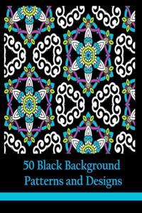 50 Black Background Patterns and Designs