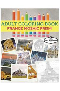 Adult Coloring Book France Mosaic Prism: France Mosaic Prism Tour Guide