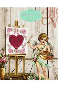 Happy Valentine's Day a Writing Journal: Journal Writing 160 Blank Book 8x10