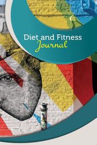 Diet and Fitness Journal: 50 Pages, 5.5 X 8.5 Beautiful Heart