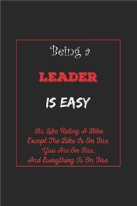 Being A Leader Is Easy