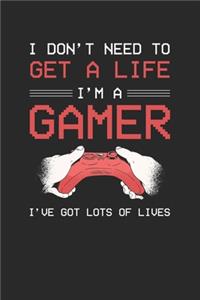 I don't need to get a life I am a gamer