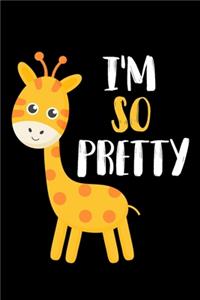 I'm So Pretty Giraffe Journal