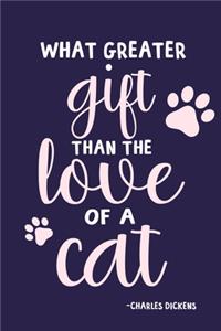 What Greater Gift Than The Love Of A Cat - Charles Dickens
