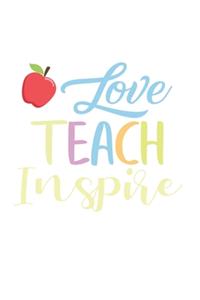 Funny School Teacher Notebook