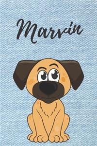 Personalisiertes Notizbuch - Hunde Marvin