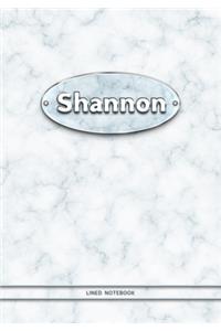 Shannon - Lined Notebook
