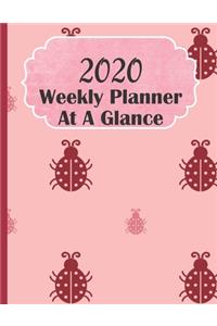 2020 Weekly Planner At A Glance