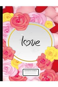 love composition notebook