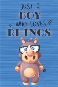 Just a Boy Who Loves Rhinos