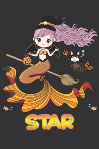 Star: Star Halloween Beautiful Mermaid Witch Want To Create An Emotional Moment For Star?, Show Star You Care With This Personal Custom Gift With Star's V