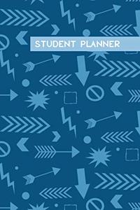 Student Planner: Weekly Pocket Planner, Blue Undated School Calendar Diary and Homework Organizer for Elementary, Middle and High School