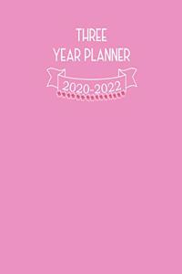 2020-2022 Three Year Planner