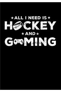 Hockey Season Game Statistics Record Keeper All I Need Is Hockey And Gaming