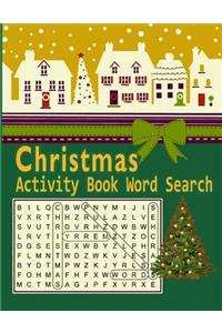 Christmas Activity Book Word Search