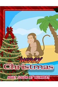 Merry Christmas Adult Color By Numbers