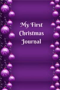 My First Christmas Journal