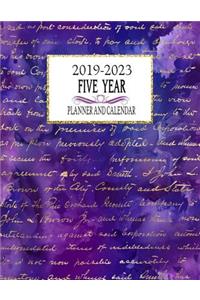 2019-2023 Five Year Planner And Calendar