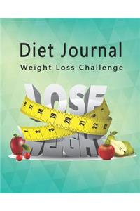 Diet Journal Weight Loss Challenge