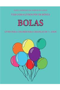 Livro para colorir para crianças de 7+ anos (Bolas)