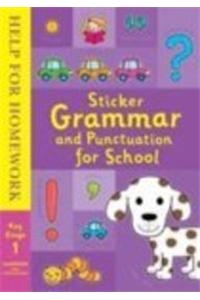 Sticker Grammar And Punctuation For School