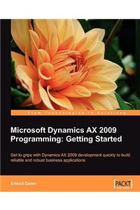 Microsoft Dynamics Ax 2009 Programming