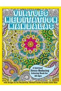 Virtues Meditation Mandalas Coloring Book