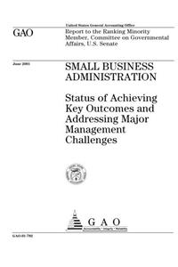 Small Business Administration: Status of Achieving Key Outcomes and Addressing Major Management Challenges
