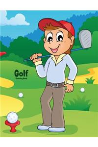 Golf Coloring Book 1