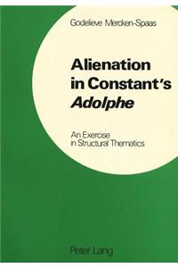 Alienation in Constant's «Adolphe»